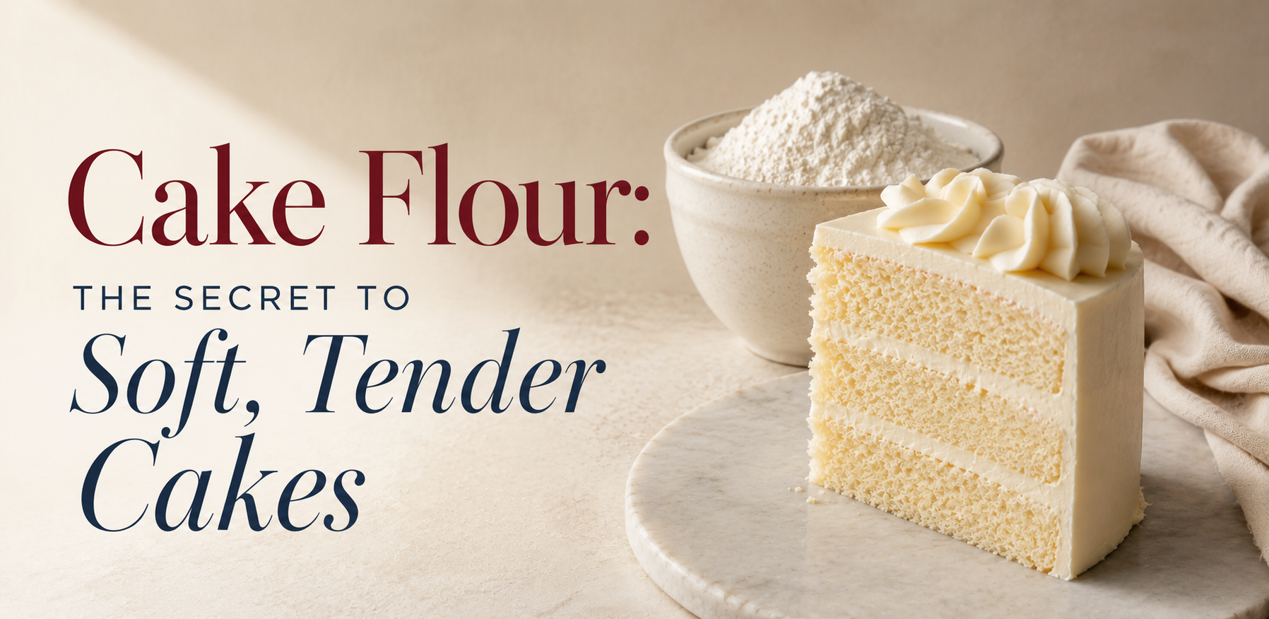 Cake Flour: The Secret to Soft, Tender Cakes