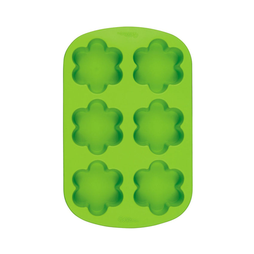 Wilton Mini Flower Shape Silicone Bake Mold Multiple Cavity Silicone