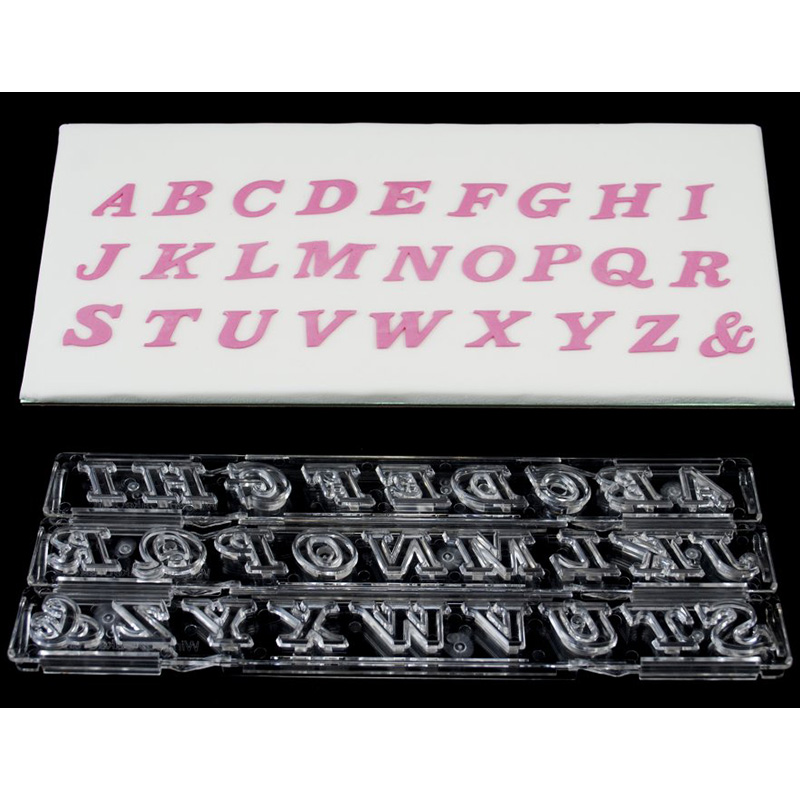 Windsor Cake Craft Script Uppercase Letters Clickstix Cutter Clickstix ...