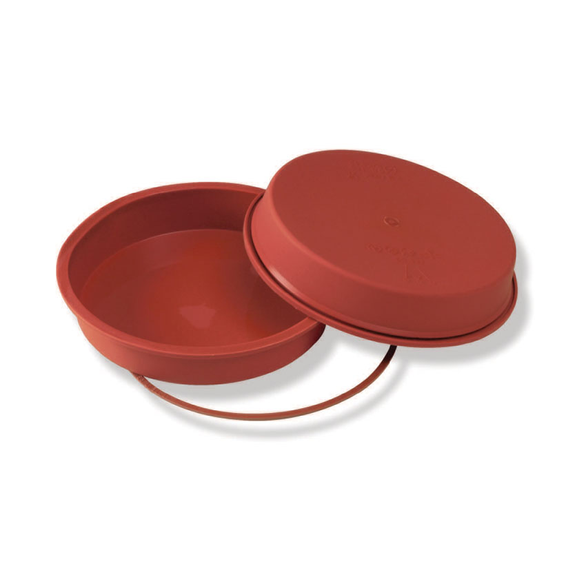 Silikomart Flexible Silicone Bakeware Round Pan 47 Oz, 8.66 Dia x 1.65 ...