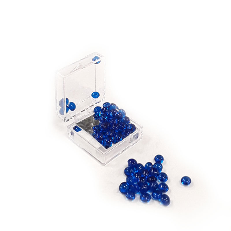 Edible Sapphire-Blue Diamond Studs 4mm (65 Pieces) image 1