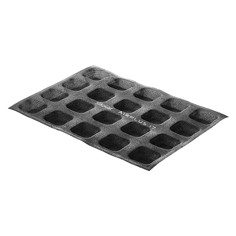 Silikomart "Airplus 17" Square Baking & Freezing Mold, 20 Cavities - Set of 2 image 2