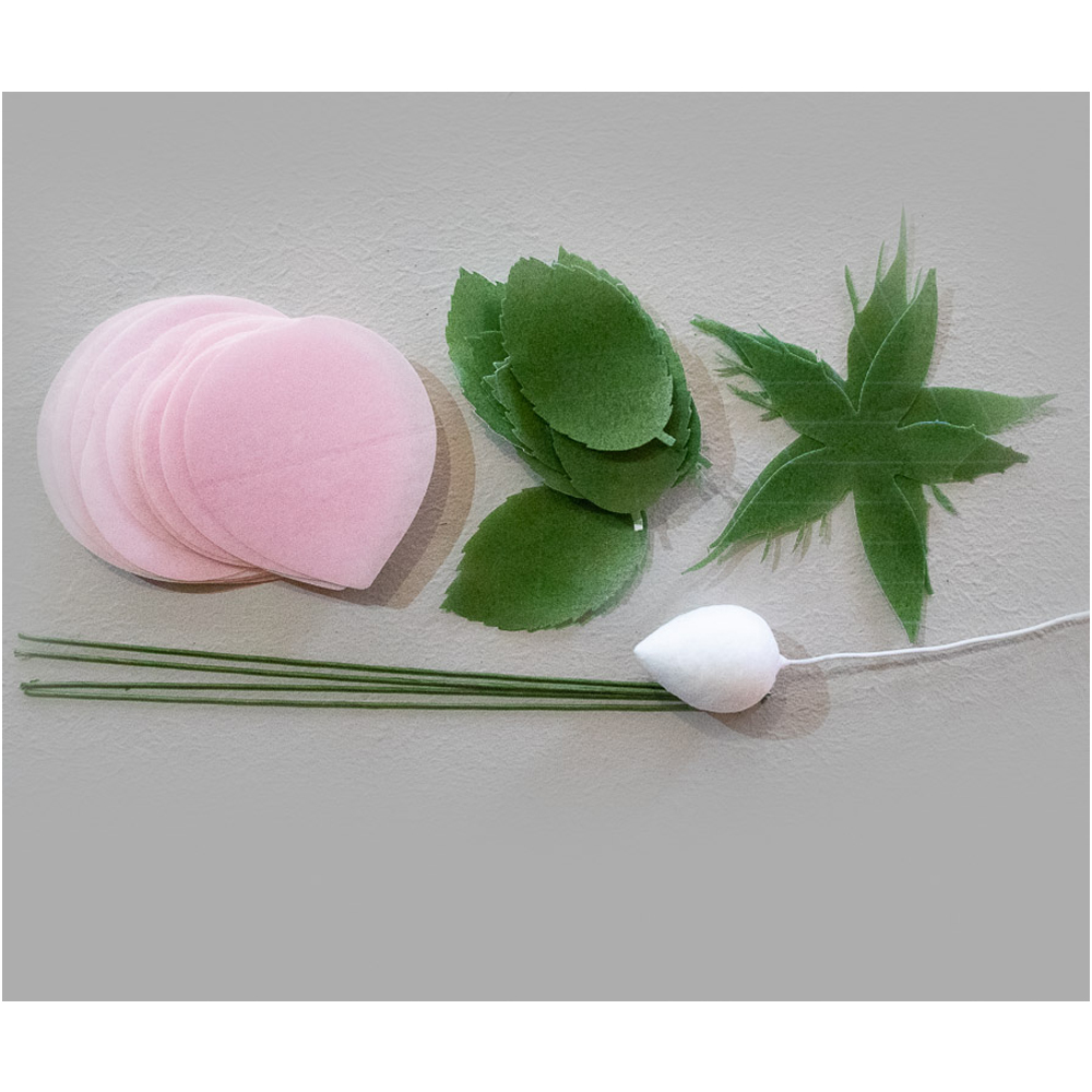 Crystal Candy Pink Rose Edible Flower Kit image 2