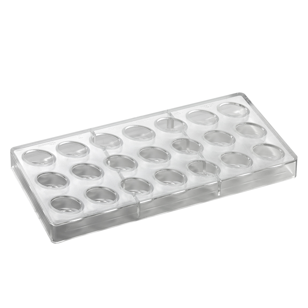 Pavoni Polycarbonate Chocolate Mold Dome 30mm Dia x 17mm High, 21 Cavities image 2