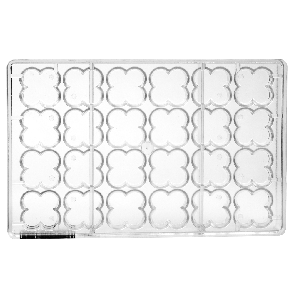 Greyas Polycarbonate Chocolate Mold, Flower, 24 Cavities image 1