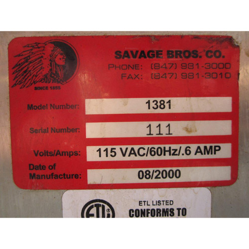 Savage Bros Ganache Depositor Model 1381 (Used Condition) image 5