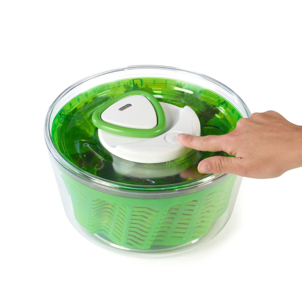 Zyliss Easy Spin 2 Aquavent Salad Spinner image 2