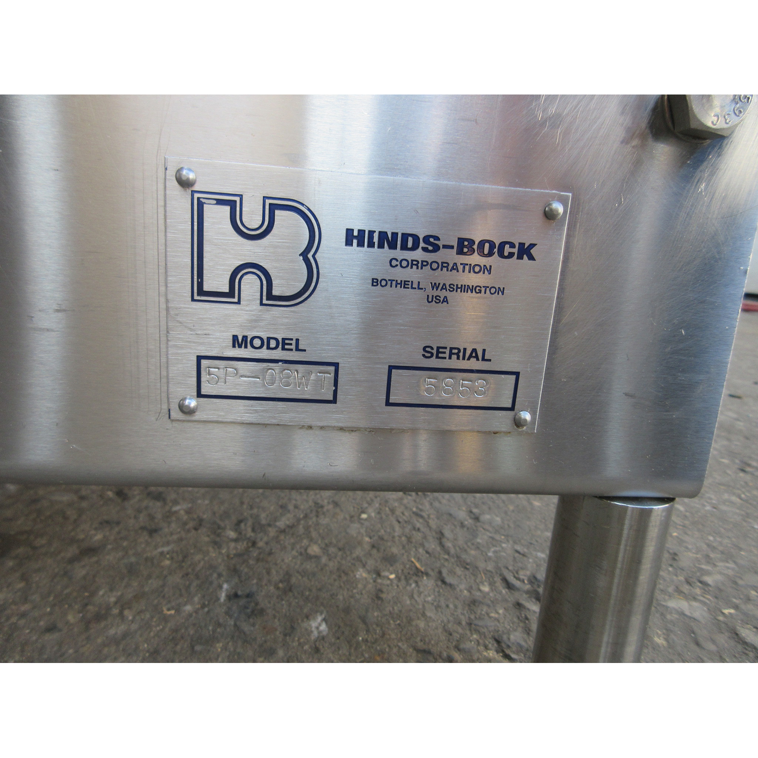 Hinds-Bock 5P 08WT Muffin Depositor, Used Excellent Condition image 3