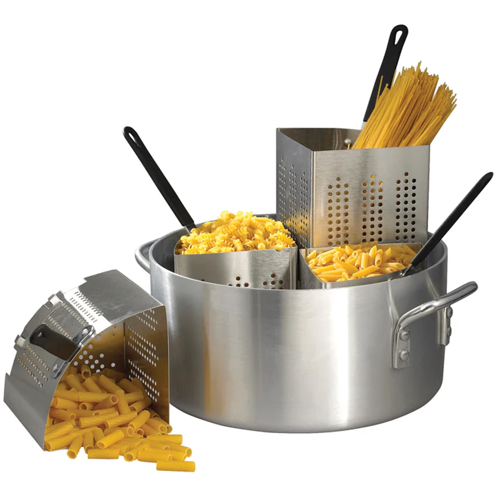 Winco Aluminum Pasta Cooker, 20 Quart image 1