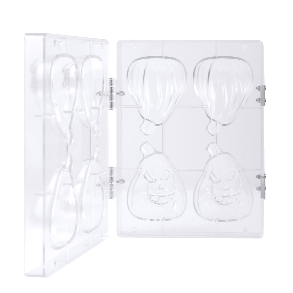 Martellato 3D Pumpkin Polycarbonate Chocolate Mold, Set of 2 image 6