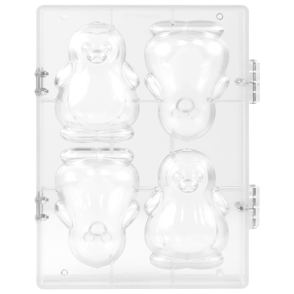 Martellato 3D Penguin Polycarbonate Chocolate Mold, Set of 2 image 3