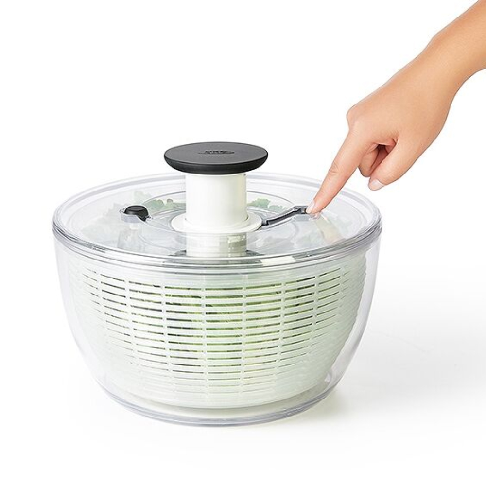 OXO White Salad Spinner image 2