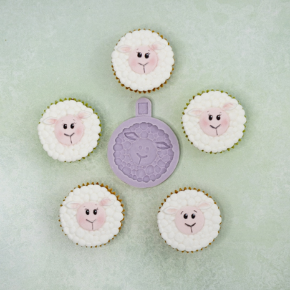 Karen Davies Sugarcraft Sheep Face Silicone Mold image 3