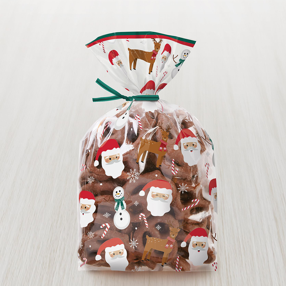 Wilton Clear Christmas Treat Bags, Pack of 20 image 3