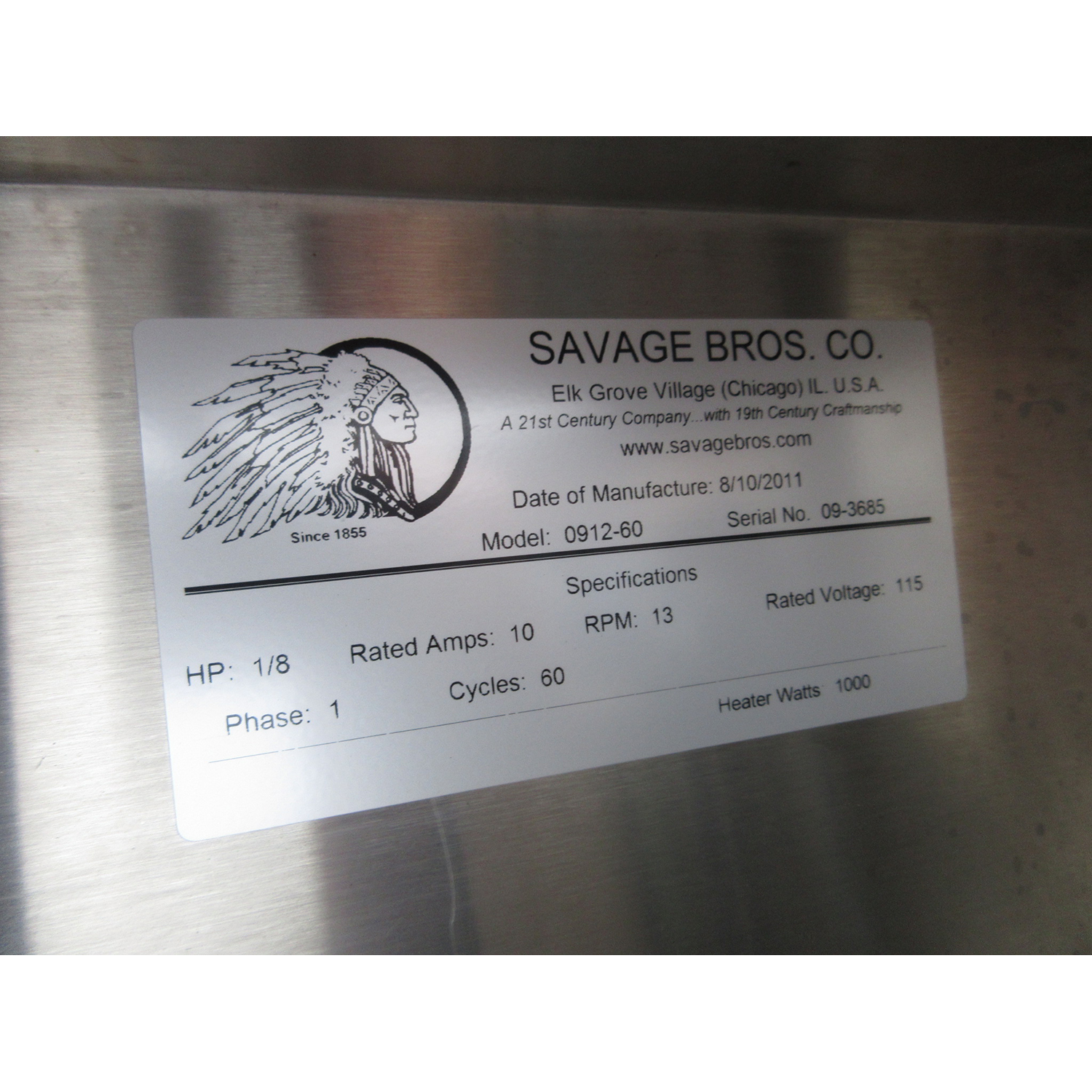 Savage Bros 125 Lb / 55 Kg Chocolate Melter & Conditioner, Used Excellent Condition image 5