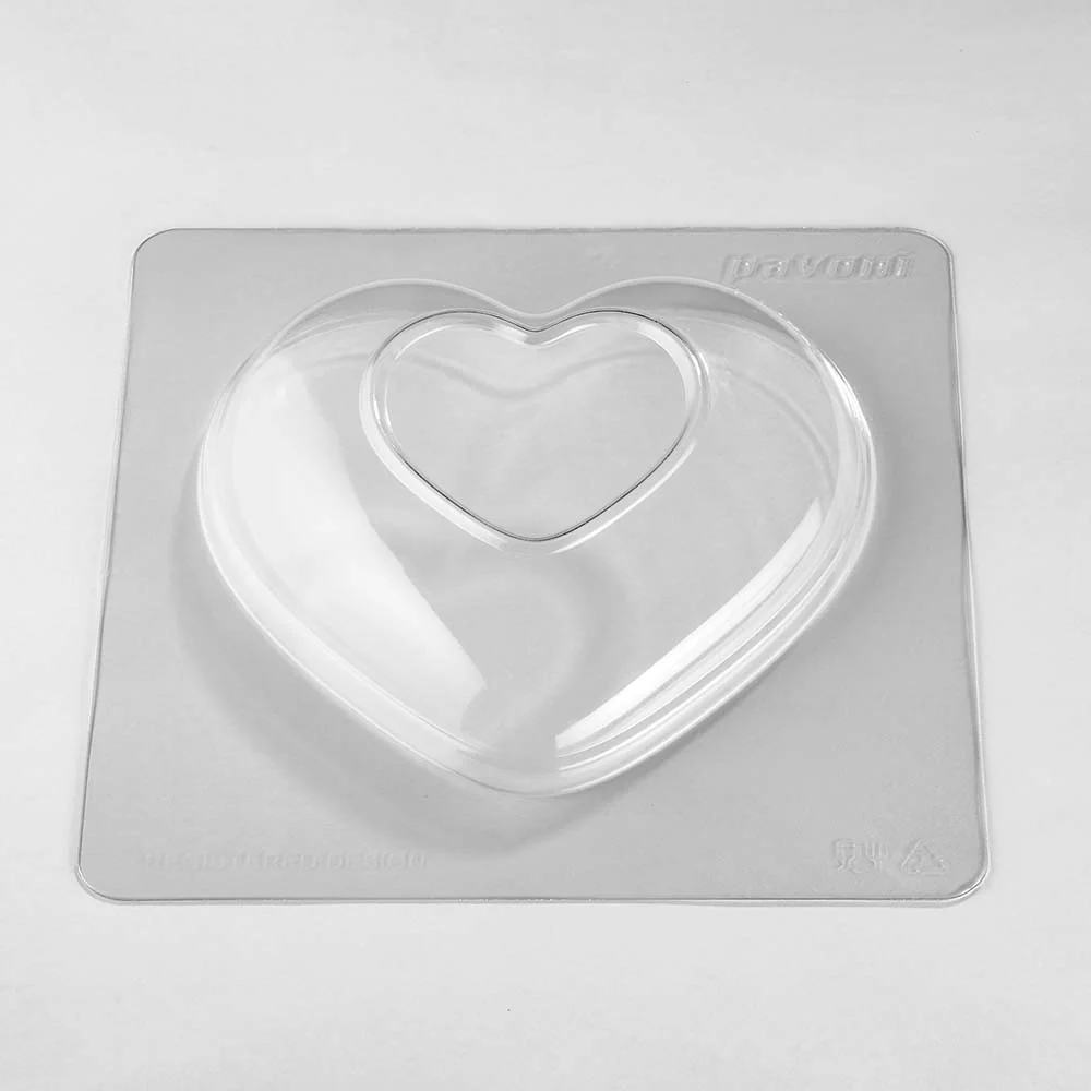 Pavoni KT222 Heart Thermoformed Plastic Chocolate Mold image 4