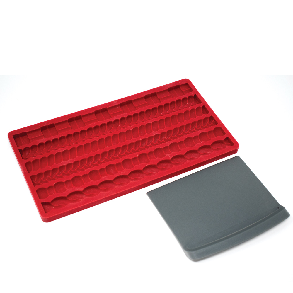 Norpro Silicone Pie Edge Mold with Scraper image 1