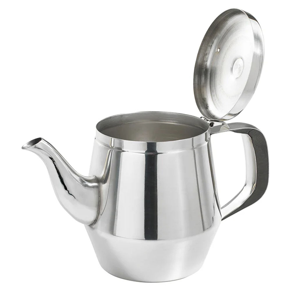 Winco Gooseneck Teapot Stainless Steel image 1