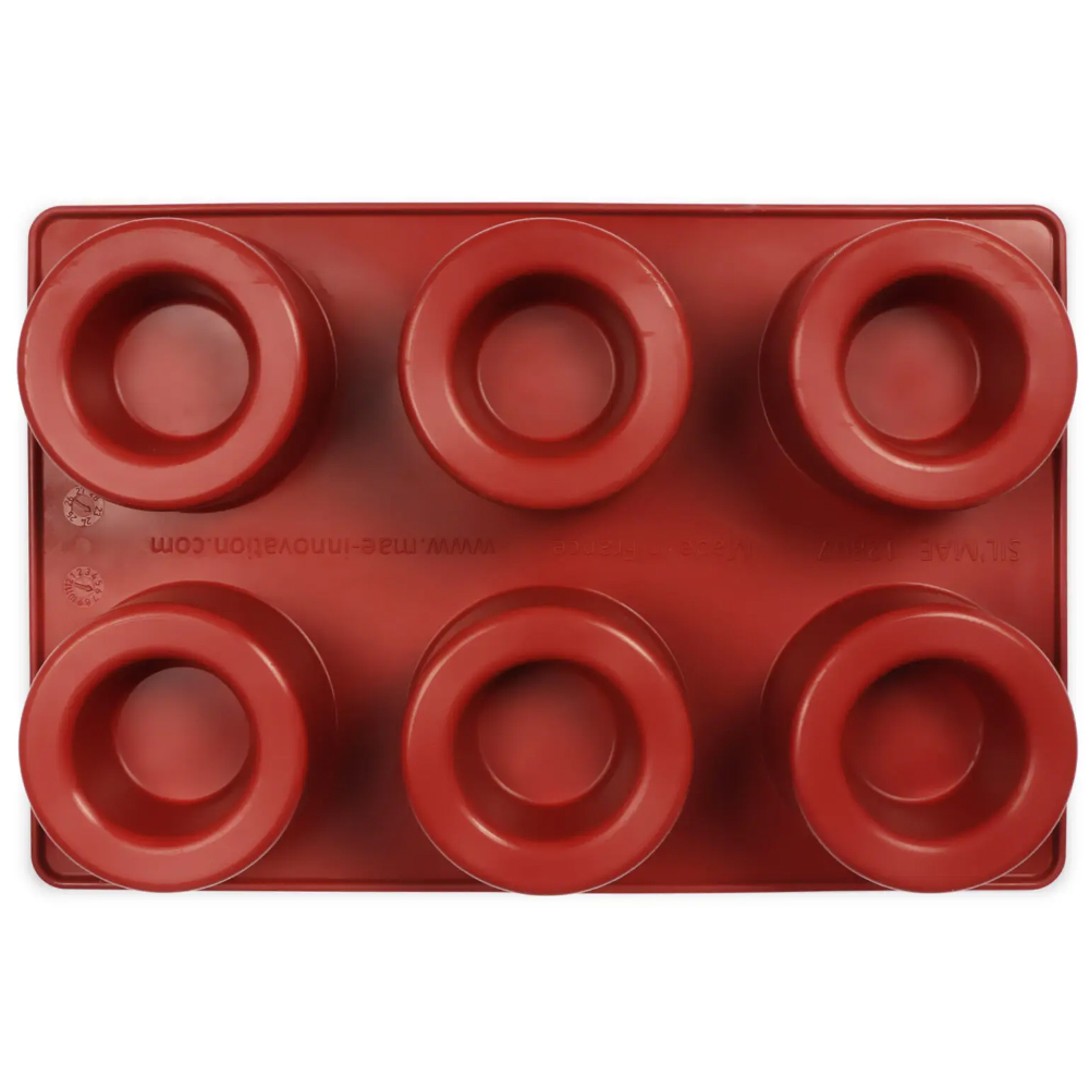 Mae Innovation Silicone Savarin Mold, 6 Cavities image 1