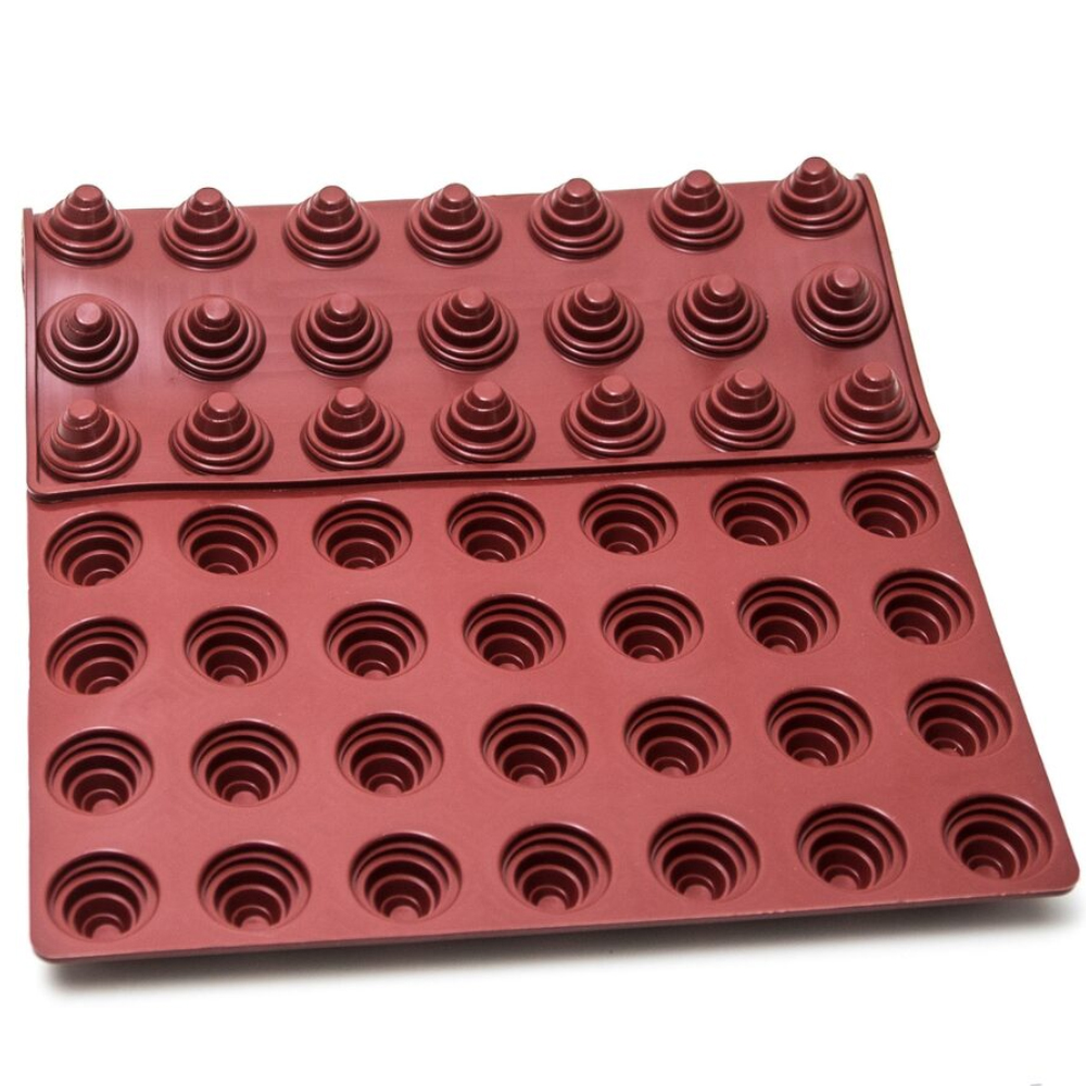 Mae Innovation Silicone Mini Spiral Mold, 70 Cavities image 3