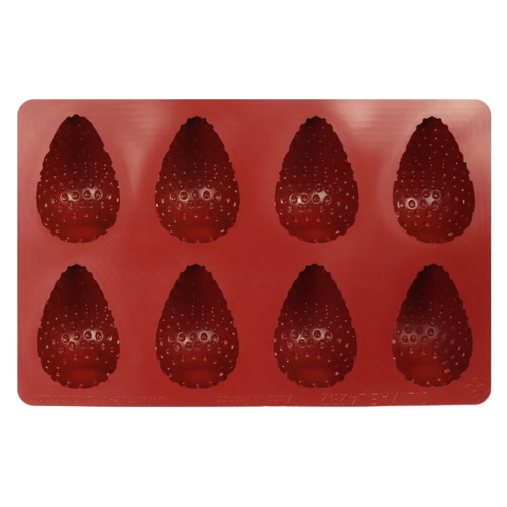 Mae Innovation Silicone Strawberry Mold, 8 Cavities image 1