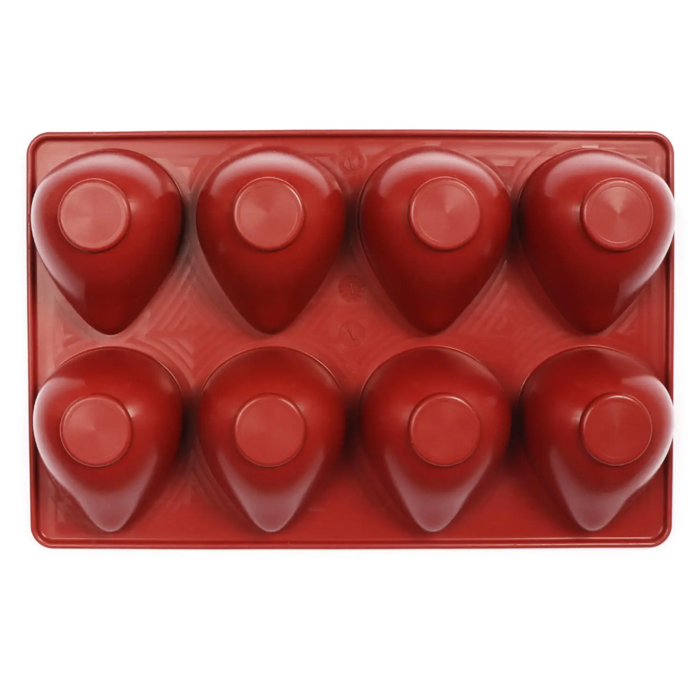 Mae Innovation Silicone Strawberry Mold, 8 Cavities image 2