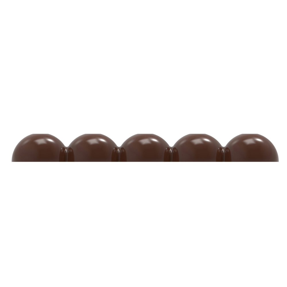 Chocolate World Polycarbonate 5 Balls Bar Chocolate Mold, 6 Cavities image 2