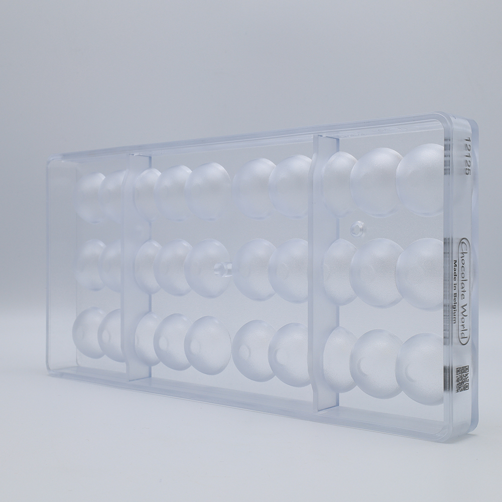 Chocolate World Polycarbonate 5 Balls Bar Chocolate Mold, 6 Cavities image 4