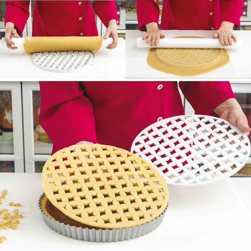 Decora Classic Lattice Pie Cutter, 11.8" Diameter image 3