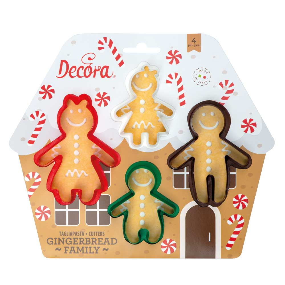 Decora Happy Family Plastic Cookie Cutters image 1