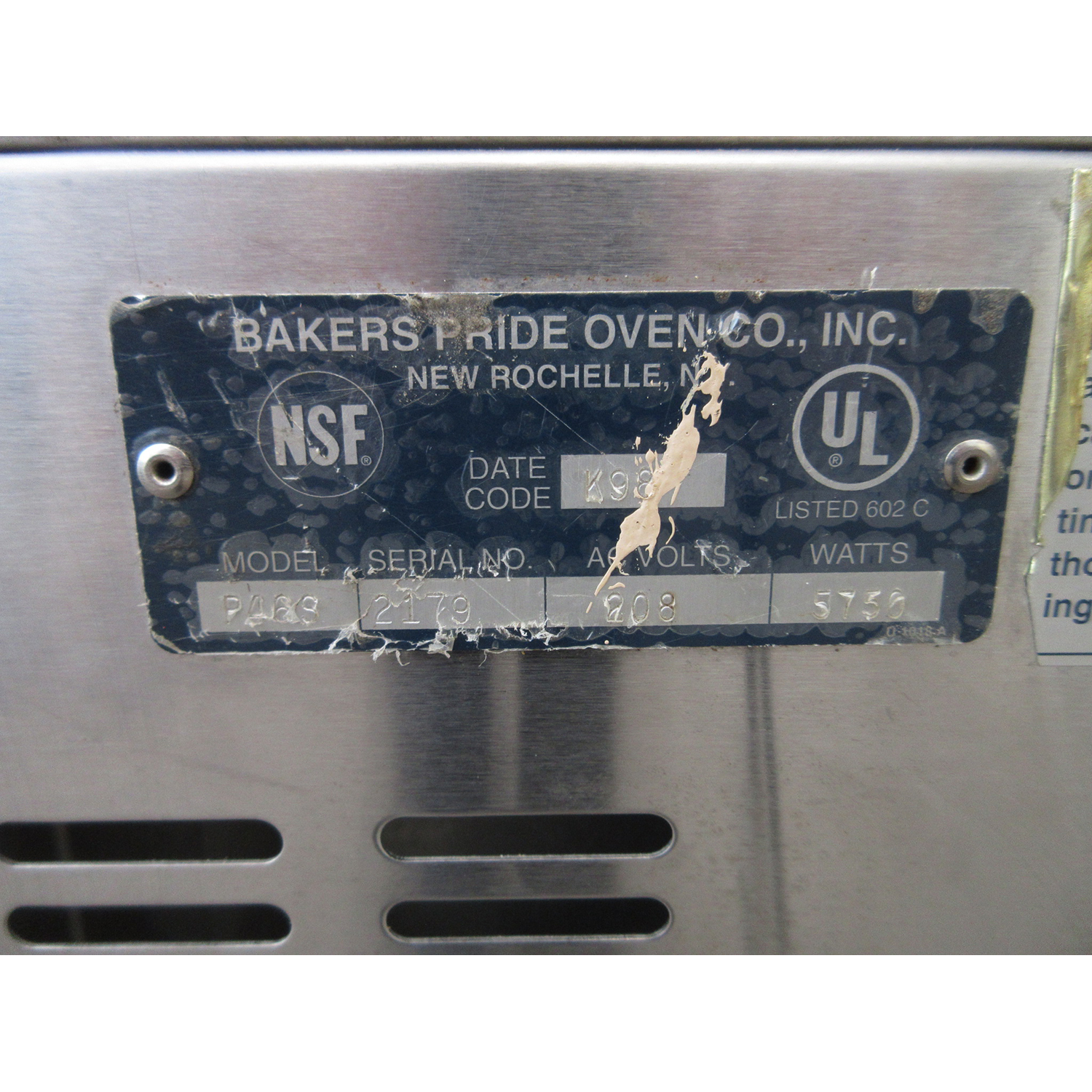 Bakers Pride P46S Countertop Double Deck Electric Oven, Used Excellent Condition image 4