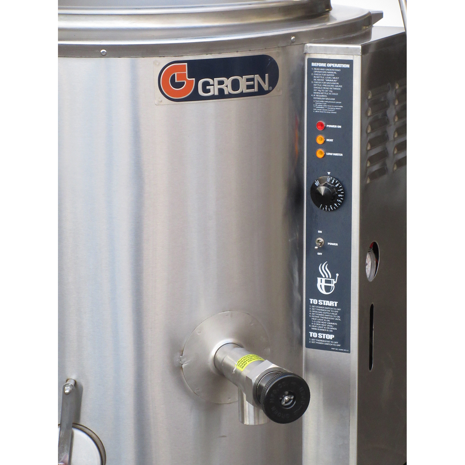 Groen AH/1E-40 40 Gallon Kettle, Gas, Brand New image 1