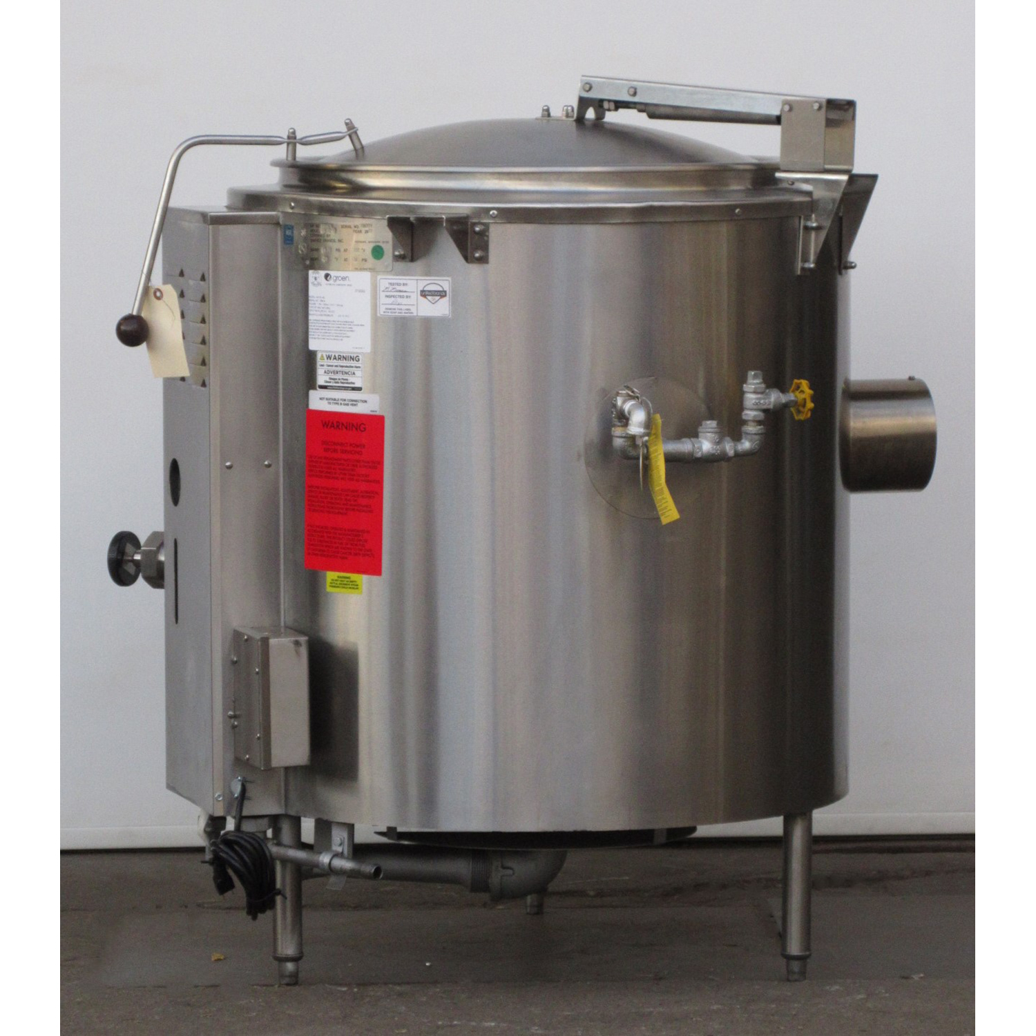 Groen AH/1E-40 40 Gallon Kettle, Gas, Brand New image 3