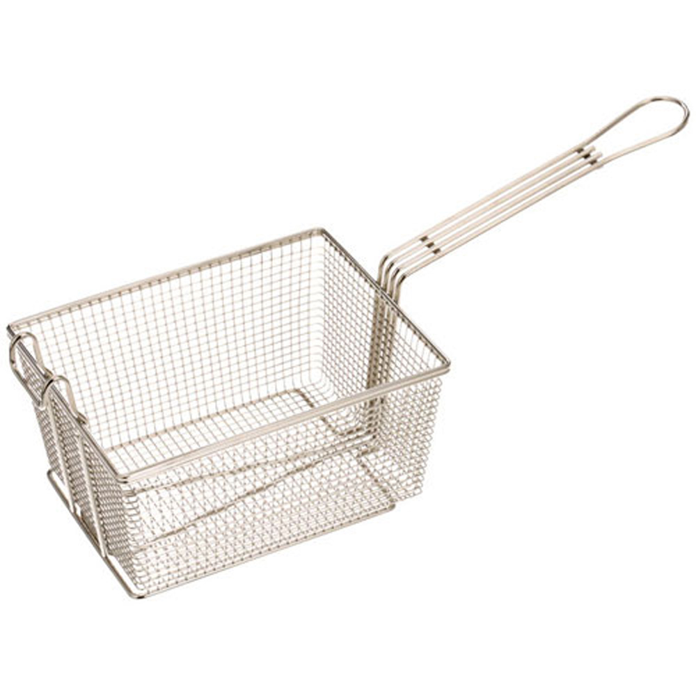 FMP Standard Fry Basket 10" x 7-3/4" x 5-1/4": Full, Front Hook image 1