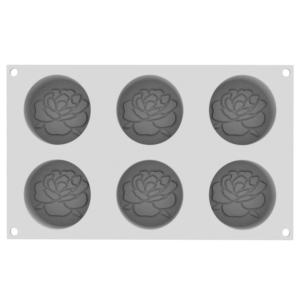 Silikomart VALENTINE 110 Silicone Mold, 6 Cavities image 3