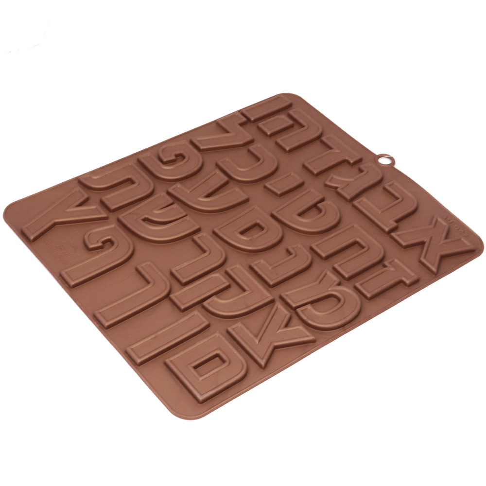 Silicone Hebrew Alphabet Chocolate Mold image 1