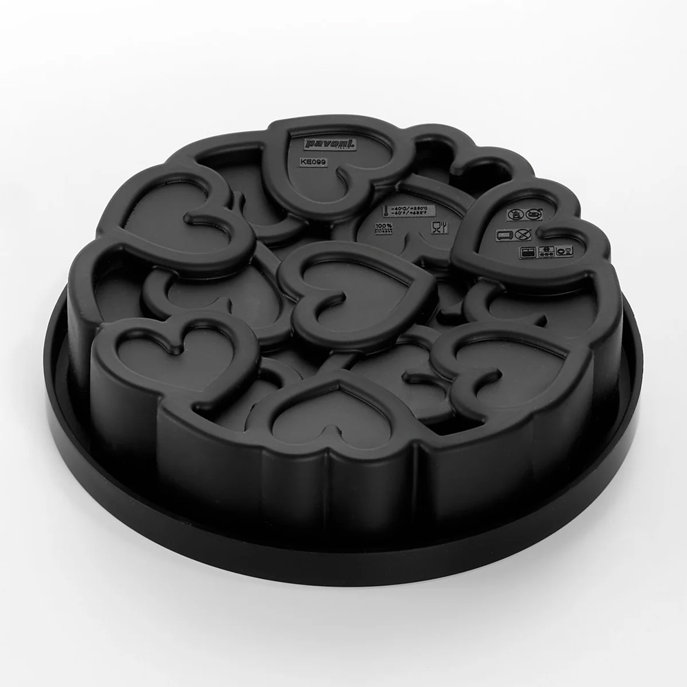 Pavoni Pavocake KE099 Eros Heart Silicone Mold, 33.8 oz. image 4