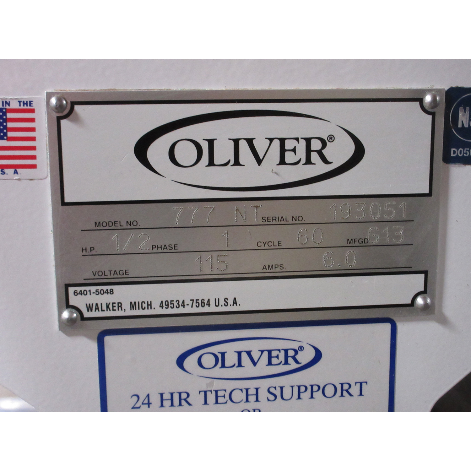 Oliver 777NT Bread Slicer 1/2" Slices, Used Excellent Condition image 4