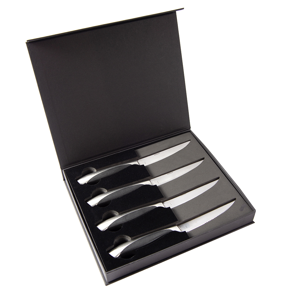 Oneida Stainless Steel Serrated Steak Knives in Knife Case, Set of 4 image 2