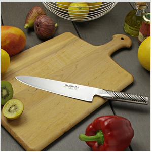 Global Cromova 18 Stainless Steel Chef Knife, 8 inch image 4