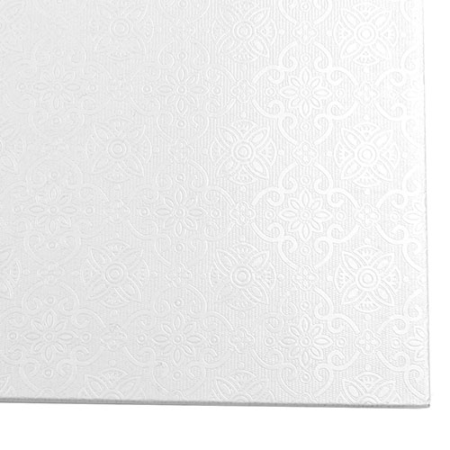 Ocreme Square White Cake Drum Board 18 X 14 Thick Pack Of 10 Square