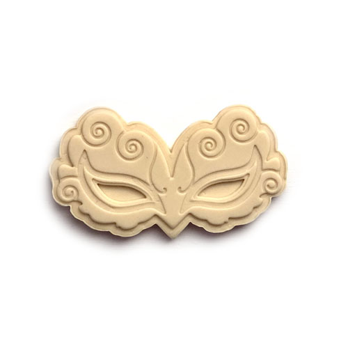 Lil Miss Cakes Purim Mask Cookie Cutter & Embosser Set, 4" image 2