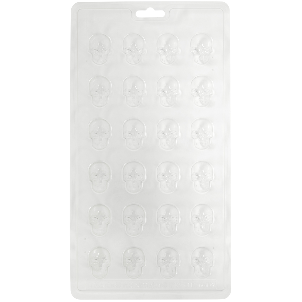 Wilton Skull Plastic Candy Mold, 24 Cavities image 2