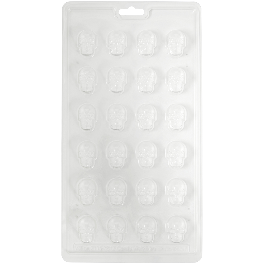 Wilton Skull Plastic Candy Mold, 24 Cavities image 3