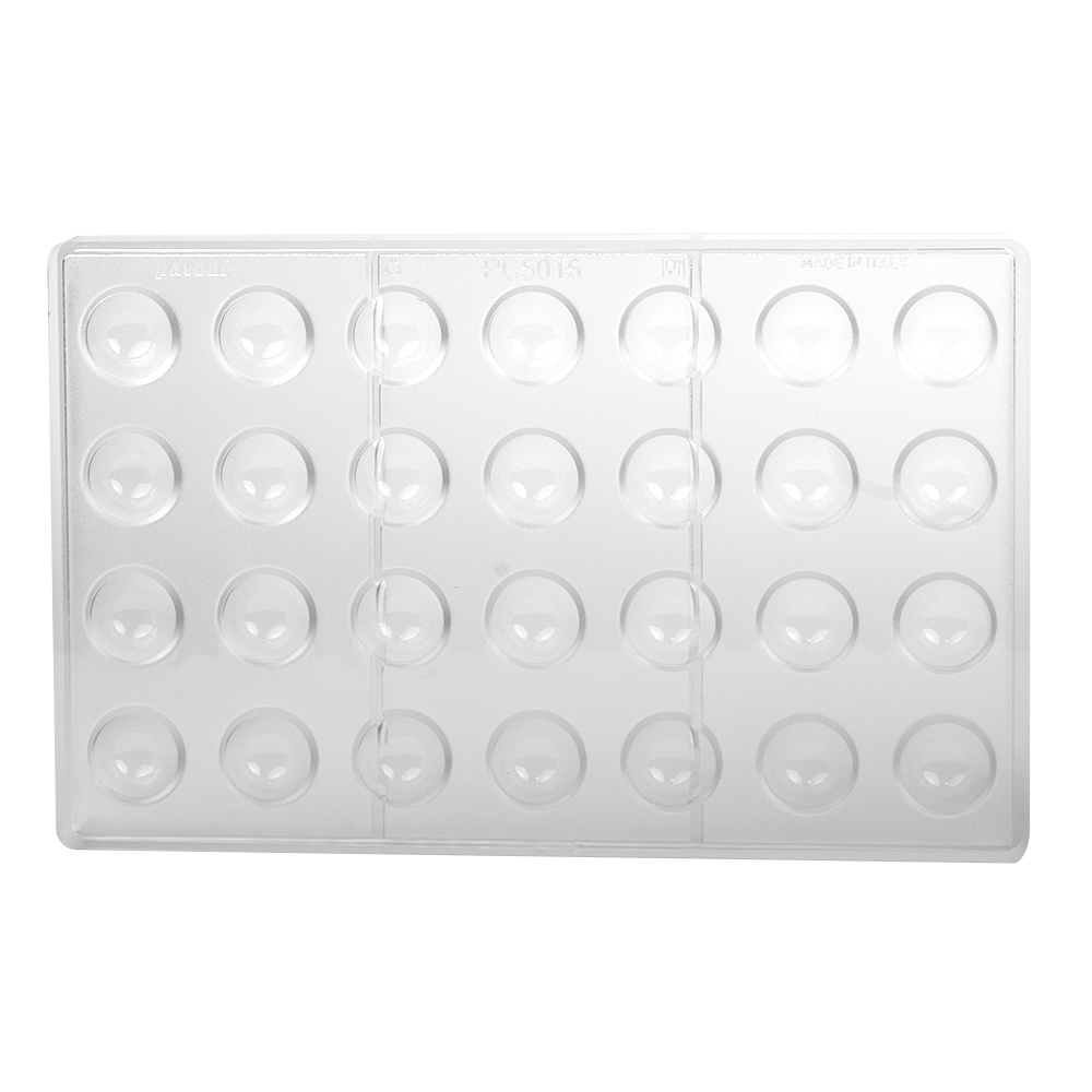 Pavoni Tritan Chocolate Mold, Hemisphere Praline, 28 Cavtiies ...