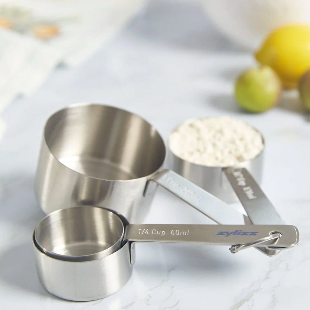 Zyliss Stainless Steel Measuring Cups, Set of 4 image 2