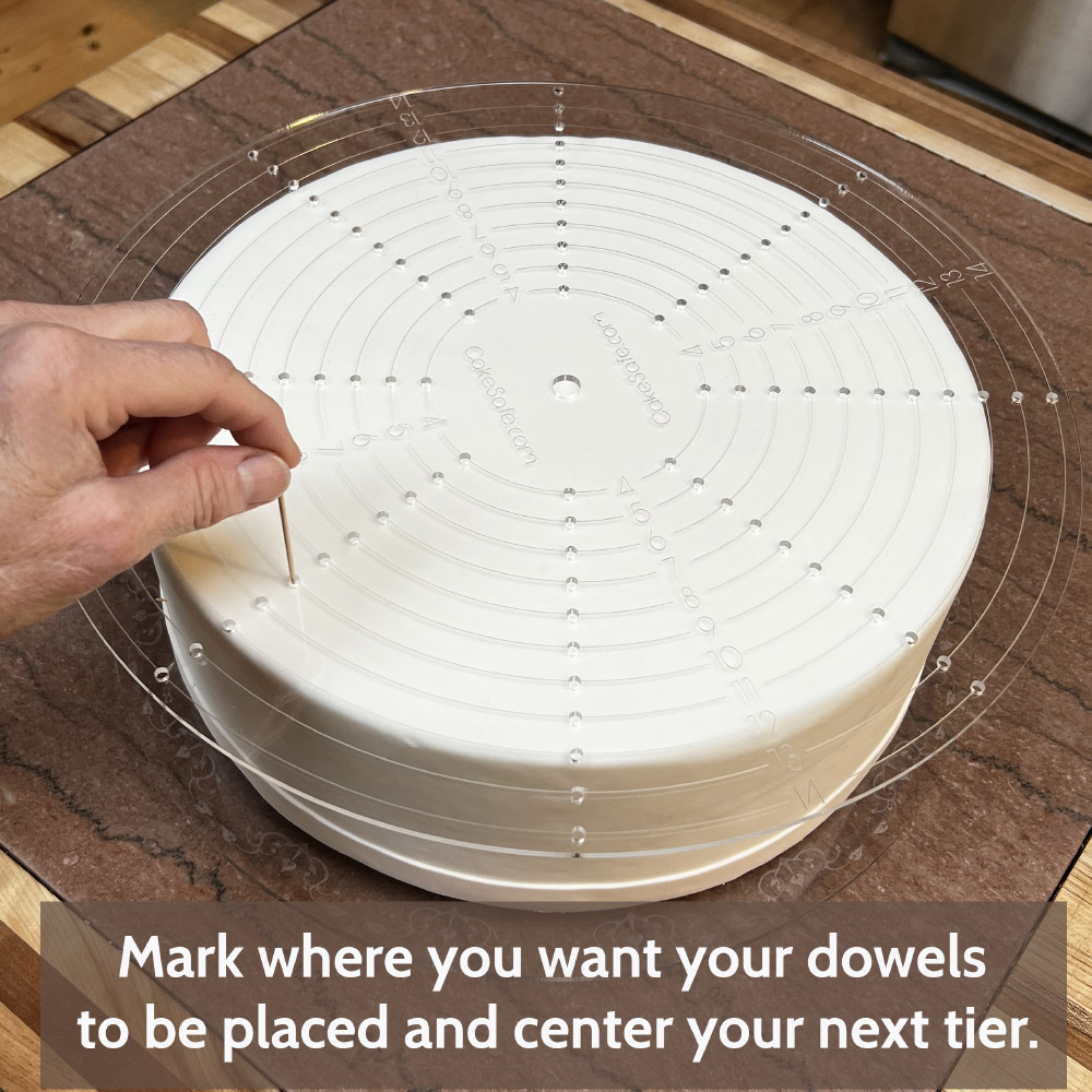 CakeSafe Round & Square Tier Ruler Set image 2