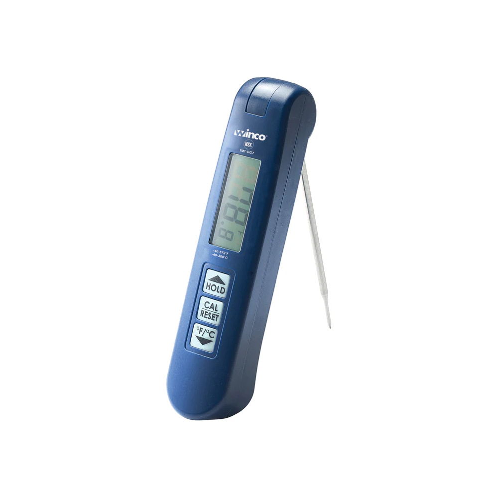 Winco Blue Thermocouple Thermometer image 1