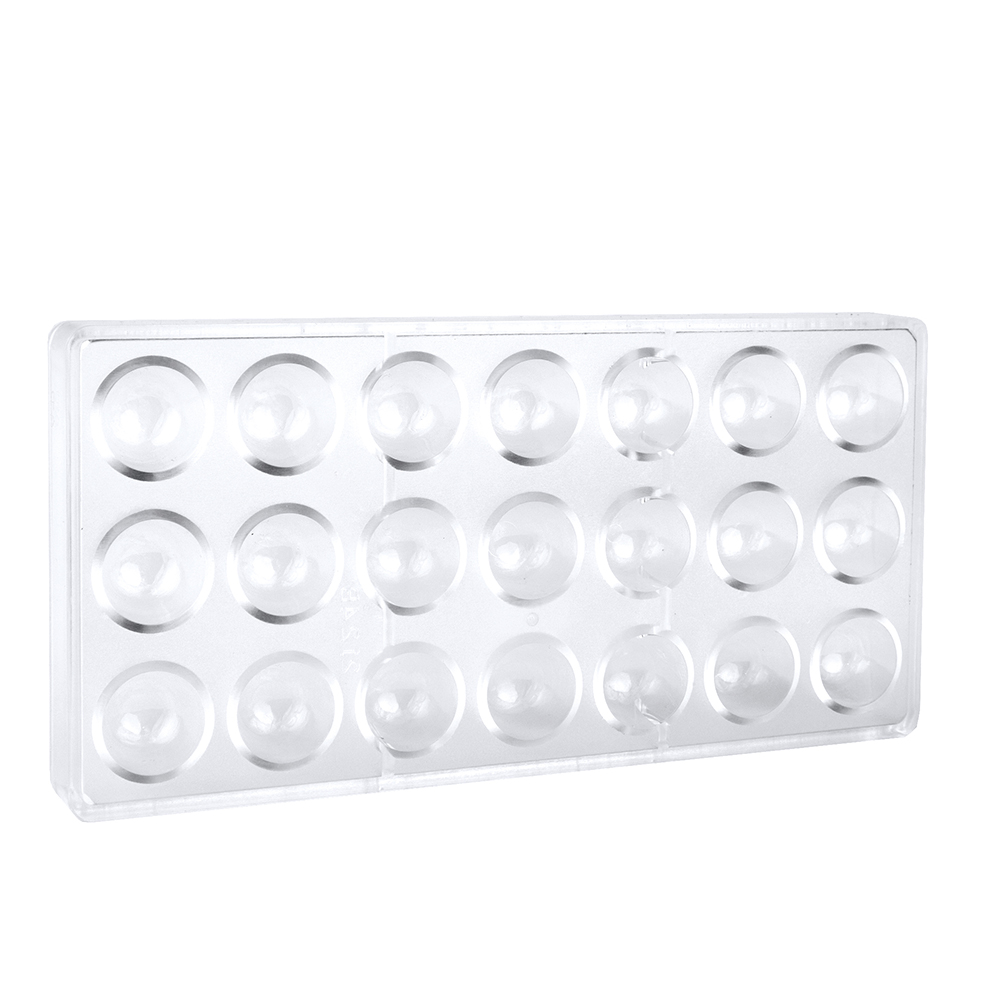O'Creme Clear Polycarbonate Dome Chocolate Mold image 2
