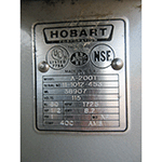 Hobart A200T Mixer 20 Qt, With Bowl And Attachments, Used Excellent Condition image 3